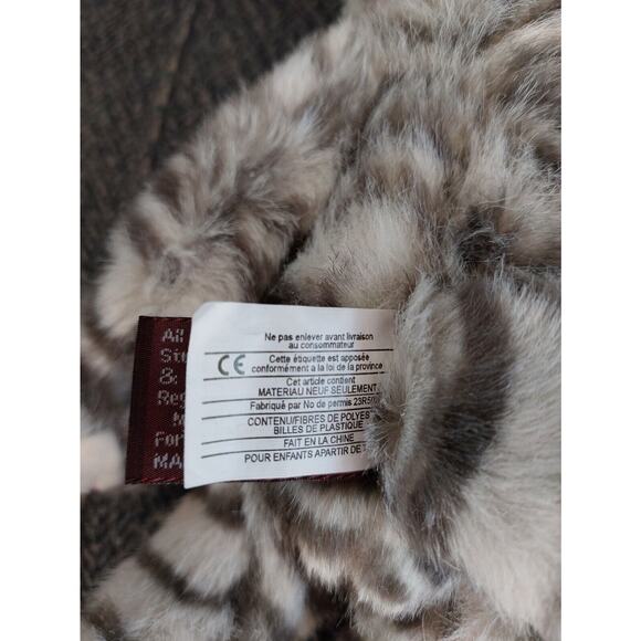 T.C. Dawson Brown Striped Cat Plush Stuffed Animal Toy with Bow 12" Cute Gift - Picture 9 of 11